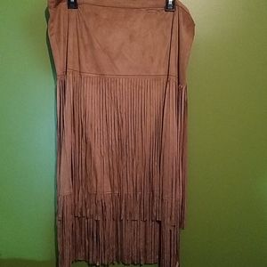 Chico fringe skirt